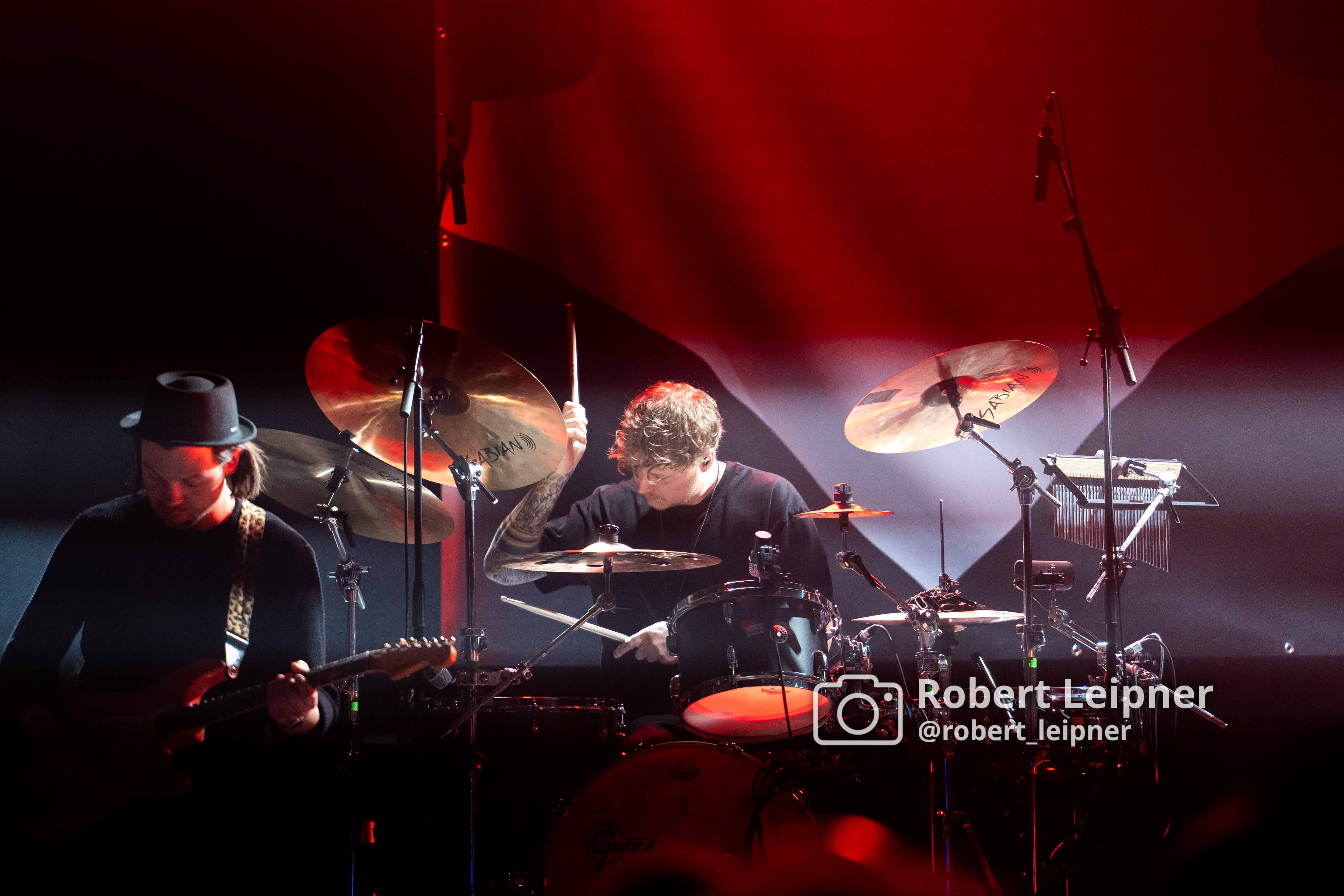 Schlagzeuger auf einem Konzert in Frankfurt