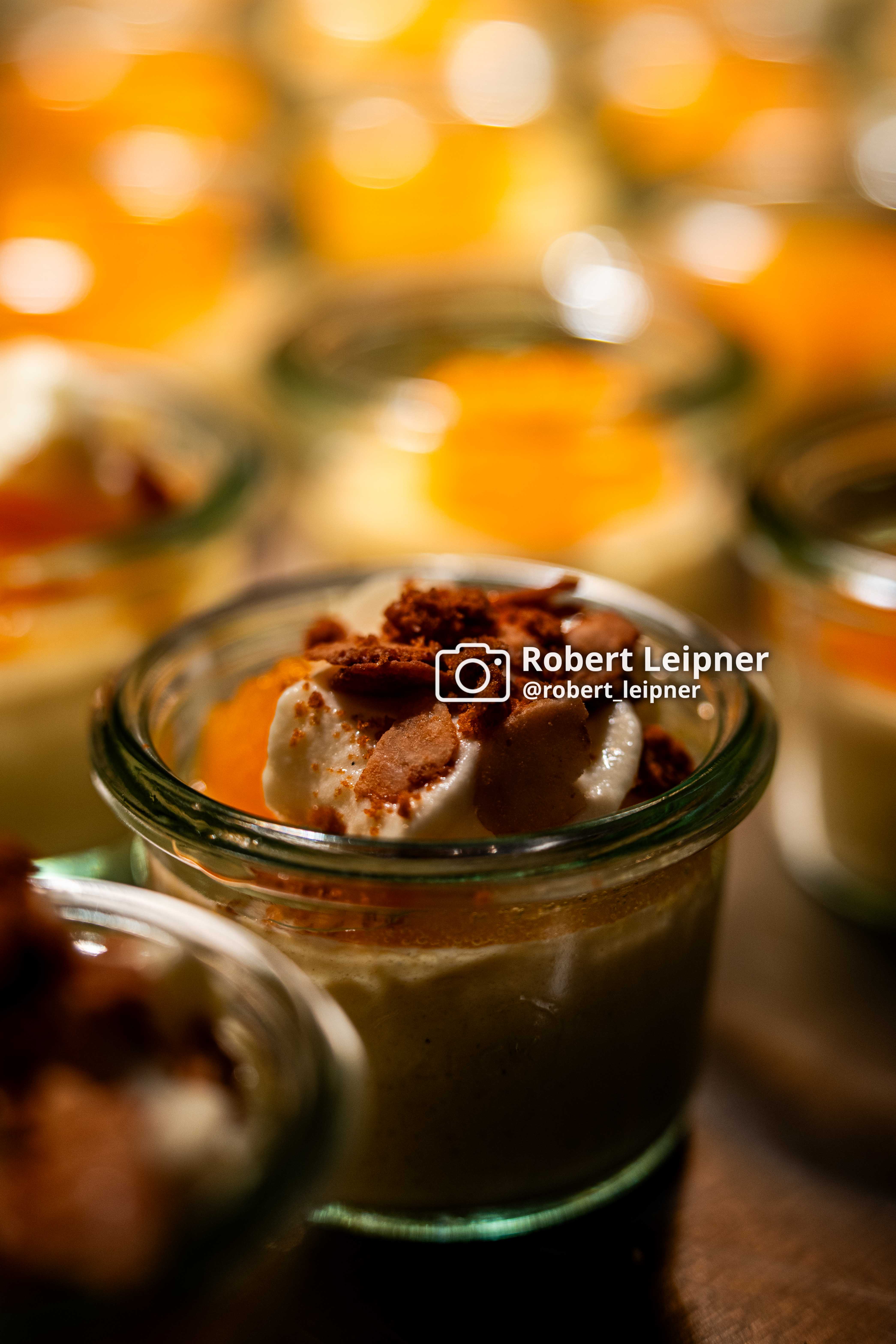 Nachtisch beim Catering