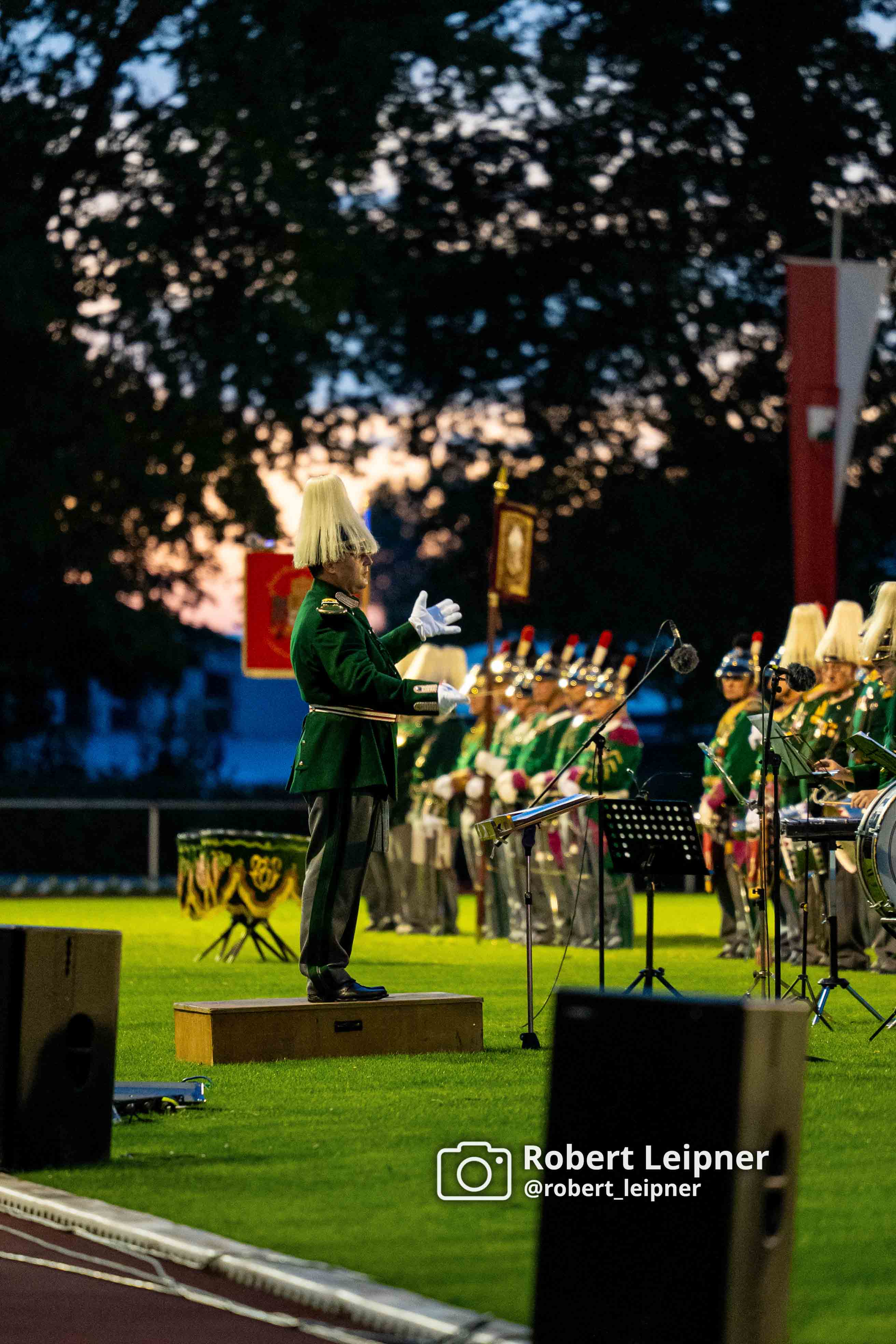 Serenade im Oberschwabenstadion am Bächtlefest